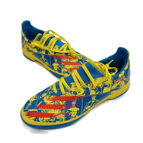 Adidas Mens Size 5.5 X Ghosted .3 TF J Cyclops Marvel X-Men Soccer Cleats GZ8705 - Picture 5 of 9